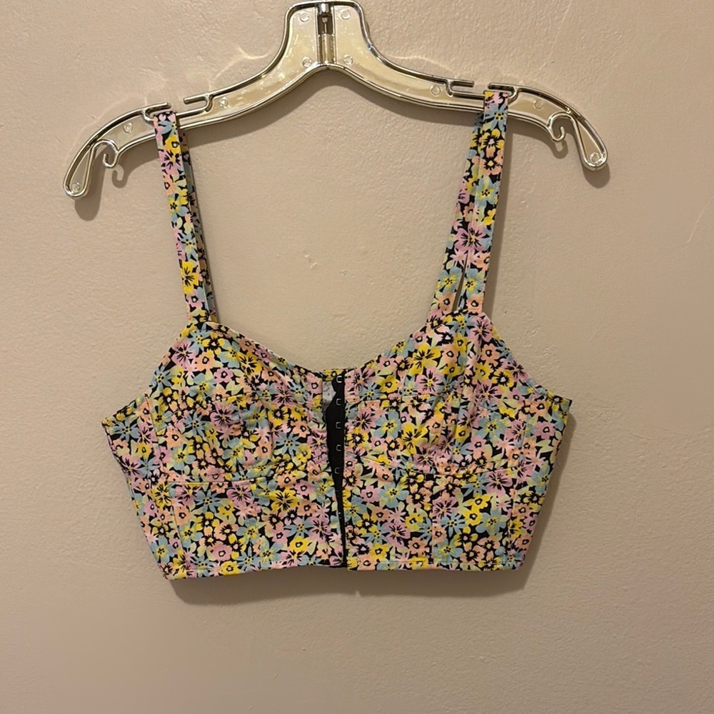 Urban Outfitters Multicolor Floral Tank Top